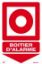 Image de Panneau signalétique boitier d'alarme 100x150 mm