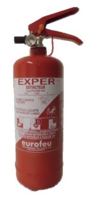 Image de Extincteur 2 Kg poudre polyvalente ABC EXPER