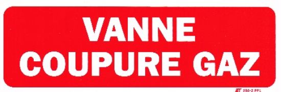 Image de Vanne coupure gaz 100x300 mm