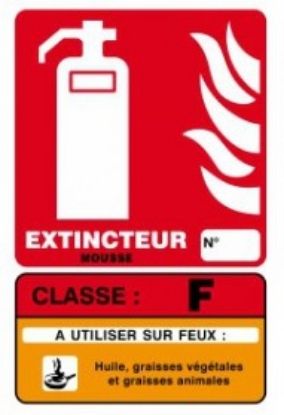 Image de Classe de feux F 125x190 mm