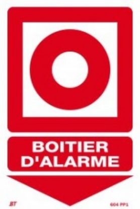 Image de Boitier d'alarme 100x150 mm photoluminescent