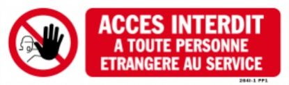 Image de Accès interdit 60x200 mm