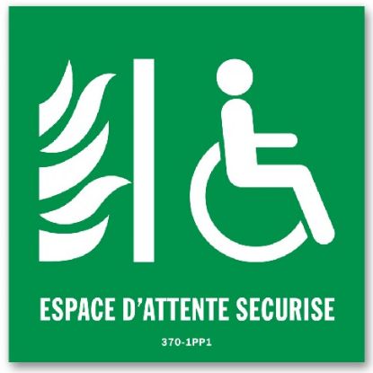 Image de Espace d'attente PMR 200x200 mm