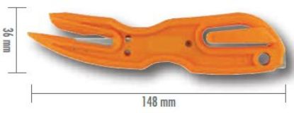 Image de Couteau de sécurité jetable pour couper les films et les sangles plastique