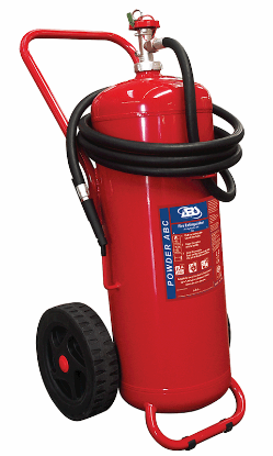 Image de Extincteur 50 Kg poudre polyvalente ABC