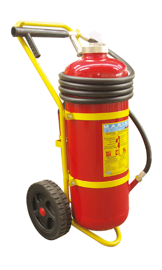 Image de Extincteur 50 Kg poudre polyvalente ABC